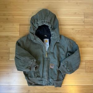 Carhartt Kids Jacket in Olive Green